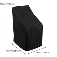 Oxford Material Lounge Chair Cover Fitted Waterproof Chair Cover Breathable Slipcover