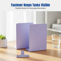 Metal Bookend, Book Holder, Book Stand, Large Adjustable Desktop Organizer, Minimalist Thick Design for Students, Office, Home