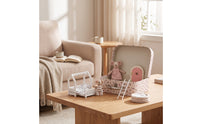 Compact Travel Suitcase Dollhouse Mini Dollhouse Playset with Travel Suitcase Screennon-Digital Carry Case Playset Handy for Toddlers