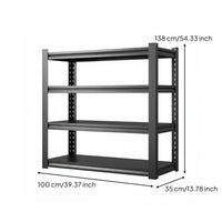 Thickened Steel Kitchen Kitchen Rack Stable and Sturdy Multi-Layer Storage Rack Easy Assembly Heavy Duty Metal Shelving Adjustable Shelves for Pantry, Warehouse, Garage, Basement