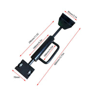 Laminate Pull Bar with Grip Strong Laminate Flooring Pull Bar Flooring Installation Tool Thick Slim for DIYers, Tight Gaps