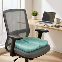 Honeycomb Gel Seat Cushion Soft Honeycomb Seat Cushion Sitting Aid Light Green High Elasticity