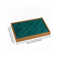 Bracelet Display Tray Slotted Bangle Display Tray Low-Profile for Photography