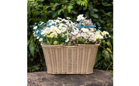 Front Bike Basket Open Top Woven Bike Basket Rectangular