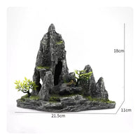 Aquatic Pet Aquarium Mountain View Stone Provides Hiding Spots Aquarium Rockery