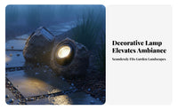 Easy Setup Solar Rock Light Weather Resistant Faux Rock LED Light Automatic On/deactivate for Courtyard, Lawn, Patio