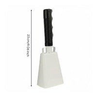Cowbell with Handle Finish Steel Cowbell with Handle Non-Slip Handheld Cheering Bell for Sports Fans, Kids, Parties