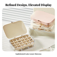 Multicompartment Trinket Holder Elegant Design Jewelry Box dirt-proofguard for Teenagers