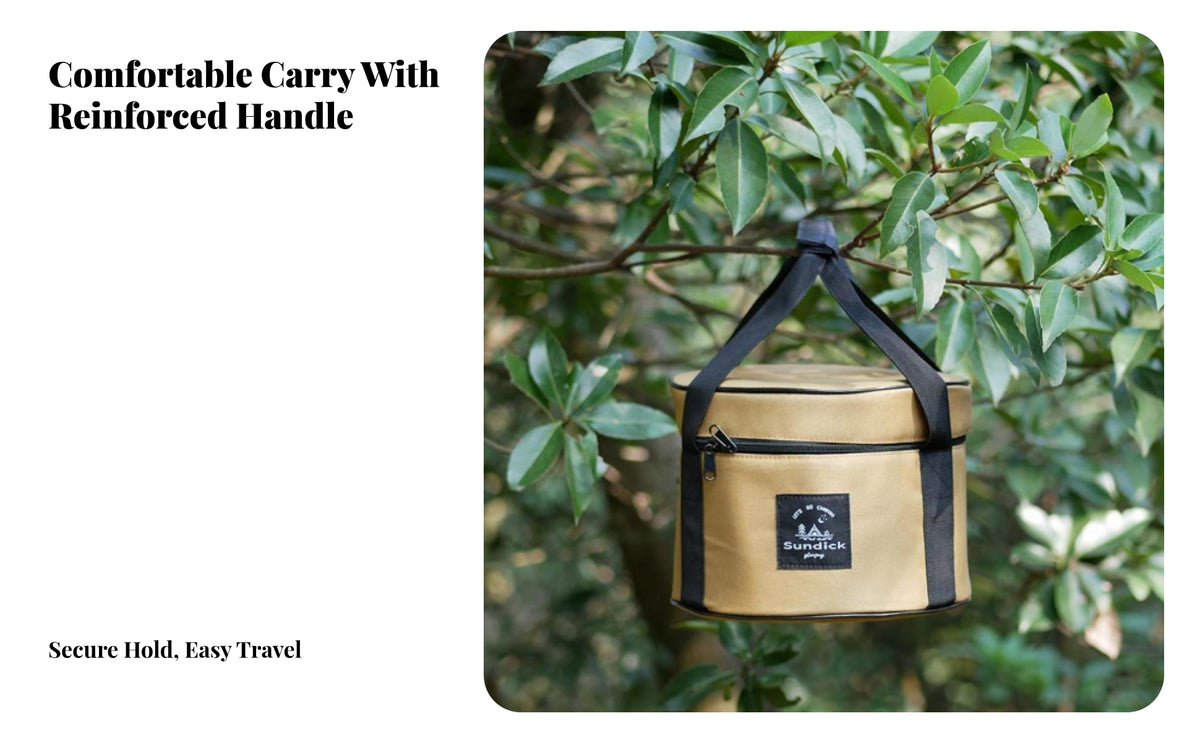 Cookware Storage Bag | straps Carrying Straps, Outdoor cooking Storage Bag, for Outdoor Cooking