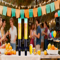 1.5L Mimosa Tower Dispenser with Ice Tube and LED Light