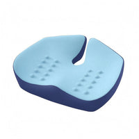 Hollow Central Coccyx Cutout Cushion Removable Cover Memory Foam Seat Cushion Washable Chair Pad Breathable for Office Seating, Long Sitting