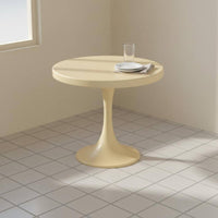 Scene Decoration Miniature Round Table Self Assembly Miniature Round Side Table Realistic Texture Sturdy for Hobbyists, Collectors, Miniature Scene Scenes, Micro Landscape, Cake Decorating