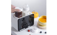 Thawing Baby Bottle Warmer with Sterilizer 2-in-1 Bottle Warmer with Sterilizer Multi-Function Infant Meals Heater Electric for Parents, Infants, Night Feeding, Kitchen, Nursery