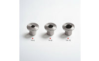 3 Pieces Drill Guide Bushing Interchangeable Threaded Drill Bushing Tool Flanged Long-Lasting for Woodworkers, Jigs, Fixtures