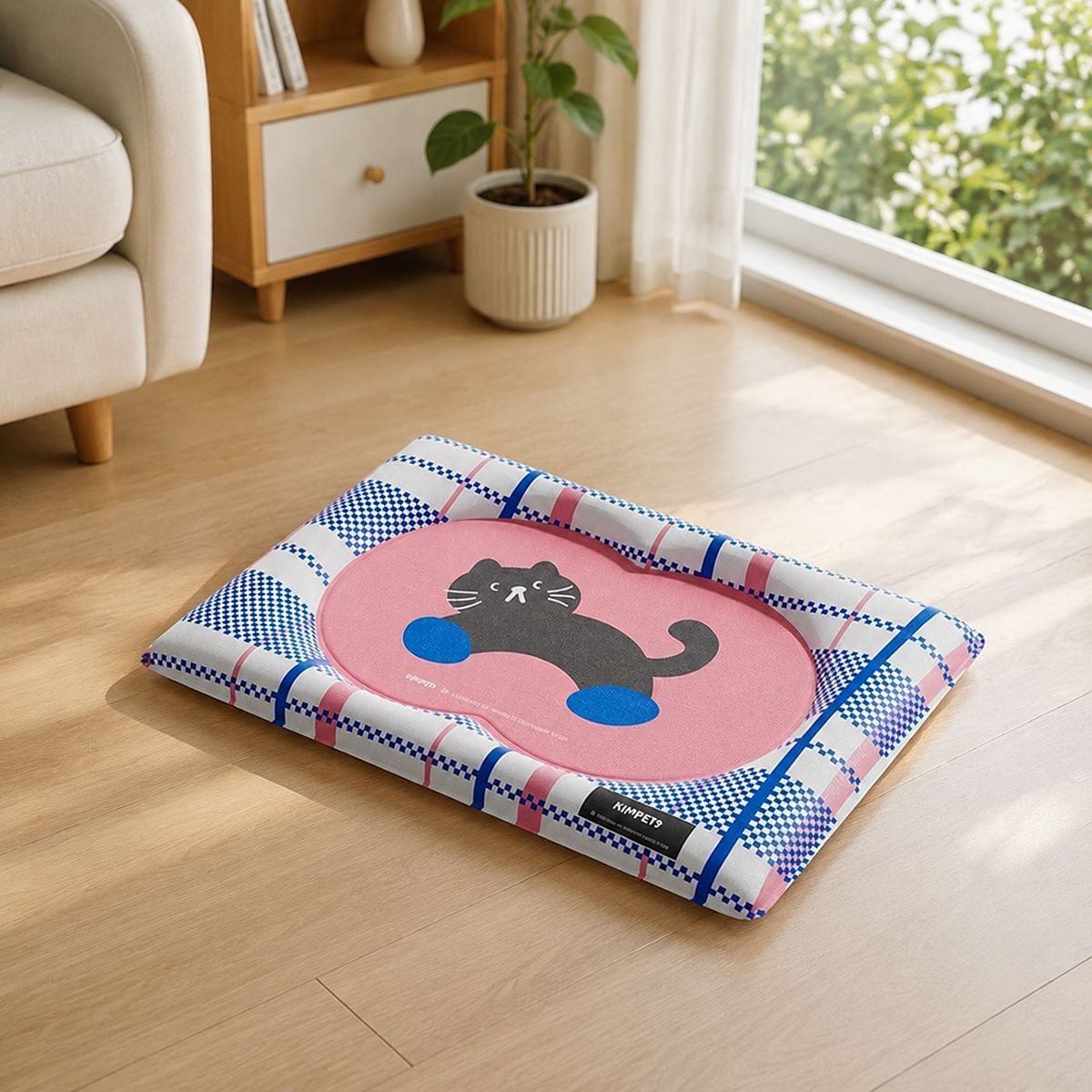 Dog Cooling Mat Gel Filled Square Waterproof Pet Mat for Summer Heatwaves