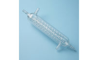 Spiral Condenser Clear Coiled Condenser Cylindrical for Distillation, Scientific Workspace