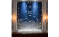 10 Pieces Acrylic Snowflake and icespike Set Lightweight Transparent Christmas Tree Pendants Easy to Hang Acrylic Christmas Tree Pendant for Hotel Decor