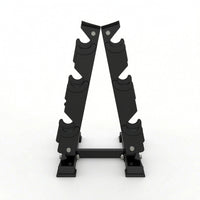 Heavy-Duty V-Frame Dumbbell Rack Sturdy 3-Tier Dumbbell Rack Stable Weight Holder Nonslip for Home Gym Owners, Workout Room