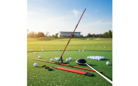 Fiberglass Shaft Golf Swing Plane Corrector Golf Posture Correction Aid Swing Alignment Stick Training Aid for Backyard