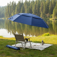 Fishing Chair Umbrella Protection Clamp Umbrella Foldable Portable Folding Shade for Anglers, Beachgoers, Camping