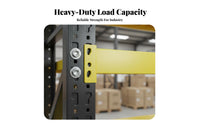 Heavy-Duty Warehouse Rack High Load Capacity Industrial Storage Shelf Reinforced Design Industrial Steel Rack for Factory Owners, Homeowners, Workshop