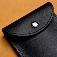 Faux Leather Key Chain, Car Key Holder Key Organiser, Large Capacity Unisex Mini Key Holder, Professional Design with Contrast Stitching