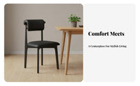 Upholstered Curvedsupport Chair Wabi-Sabi Aesthetic Upholstered Side Chair Nordic Design Retro Aesthetic for Adults, Bedroom