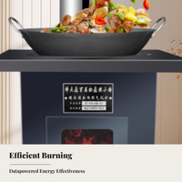 Cast iron dual-fuel stove, manual