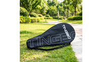Shielding Tennis Racquet Cover with Shoulder Strap Slim Tennis Racket Bag with Shoulder Strap Lightweight Single Racket Carrying Case Portable for Beginners, Training, Travel