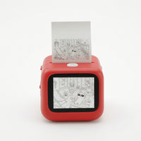 Inkless Mini Thermal Printer Toy Interactive Toy Printer with Screen Compact Creative for Families