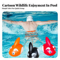 Aquatic Swim Ming Buoy Quick Inflate Aquatic Swim Buoy Buoyant Inflatable Tow Float for Adults, Triathletes, Triathlons, Lakes, Snorkeling