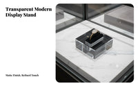 Acrylic Band Display Holder Frosted Finish Acrylic Band Display Block Clear Je the Brand Lry Block Minimalist Design Even