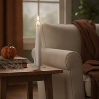 Ghost Taper Candles Flickering Ghost Candles Tall for Mantel