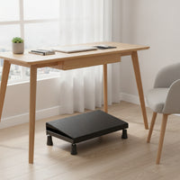 Under Desk Footrest Ergonomic Footrest with Metal Frame Supportive Furniture for Office Workers