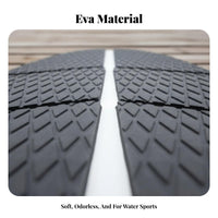 8 Pieces Wave-Riding Board Traction Pad Waterproof Paddleboard Grip Mat Foam Deck Grip Non-Slip Wave-Riding Board Pad