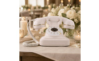Cordless Retro Bluetooth Phone Bluetooth Retro Phone Decorative Telephone Handset for Wedding, Party, Photo Prop