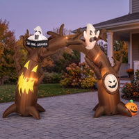 Spooky Inflatable Archway Inflate Inflatable Arch Outdoor Decoration Giant for Halloween Party, Yard, Lawn