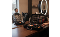 Hairstyling Tool Case Hard-Sided Tool Storage Bag with Dividers Multi-Compartment with Dividers for Barbers