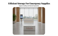 Stainless Steel Sandbag Box Heavy Duty Flood Control Sandbag Chest Weather Resistant Emergency Sand Storage Bin for Business Owners, Public Facilities