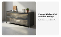Microwave Oven Stand with Storage Multifunctional Microwave Stand with Storage Large Capacity Multi-Layer Kitchen Cabinet for Homeowners, Dining Room