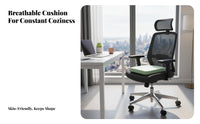 Slow Rebound Memory Foam Seat Cushion Breathable Material Ergonomic Office Chair Cushion Washable Cover for Students, Drivers, Car