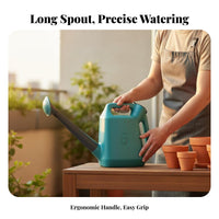 Long Spout Watering Can Large Capacity 5L Plastic Watering Jug Garden Water Can Comfortable Handle Plastic Plant Waterer