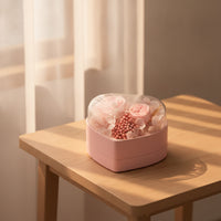 Jewelry Presentation Box Giftpresentation-Ready Box with Clear Lid Romantic for Proposal, Anniversary