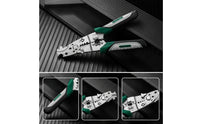 Multifunction Wire Stripping Pliers Versatile Cable Stripping Plier Allall-in-One Wire stripper/crimping Tool Lightweight for Electricians, Electrical Work, Quick Repairs