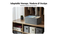 Space Saving Foldable cloth Box Large Capacity foldable Shelf container Stackable Closet Organizer Compartmentalized for Students, homeowners, Parents, Wardrobe, Bedroom, Shelves, Living Room