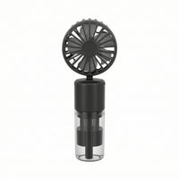 USB Rechargeable Handheld Misting Fan Compact Handheld Fan with Mist Small Cooling for Commuters, Students, Travel