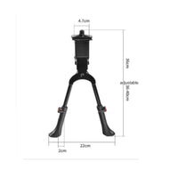 Double-Leg Kickstand 24-29 Inch Mount Kickstand Heavy-Sturdy Bike Stand Commuters, Even Ground