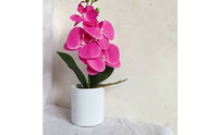 Artificial Flower in Pot Real Touch Fake Flower in Pot Potted Tabletop for Living Room, Office