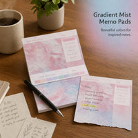Gradient Mist B5 Notepad, Thickened Student Journal and Memo Book