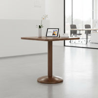 Nordic Design Small Round Table and Chairs Set Space Saving 3 Piece Dining Set Long-Lasting for Balcony, Cafe, Reception Area